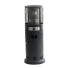 electriQ Outdoor Gas Table Top Bullet Heater - Black
