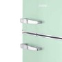 electriQ 80 Litre 70/30 Retro Freestanding Fridge Freezer - Mint Green