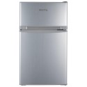 eiQUFFS electriQ 80 Litre Under Counter Freestanding Fridge Freezer - Silver