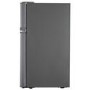 Refurbished electriQ eiQUFFS Freestanding 80 Litre 70/30 Under Counter Fridge Freezer Silver