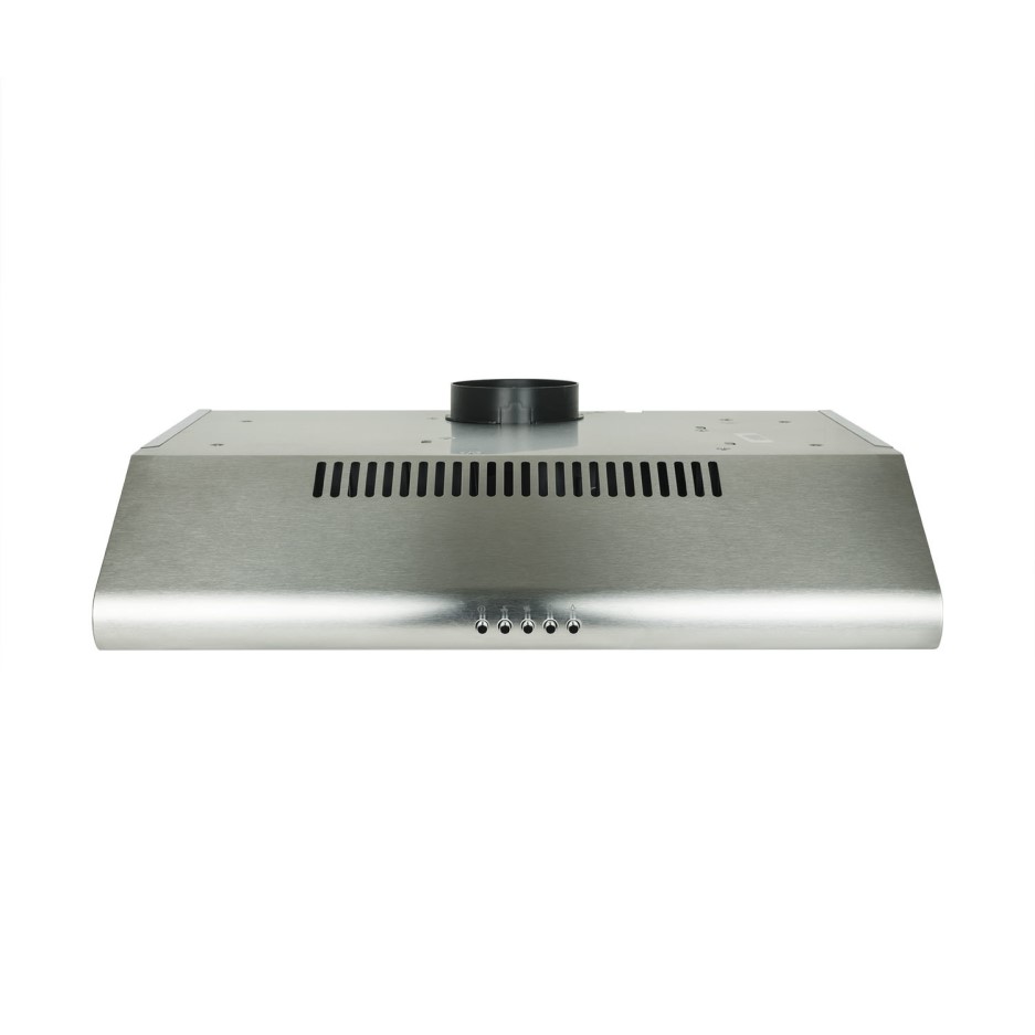 electriQ 60cm Stainless Steel Conventional Visor Cooker Hood Top