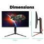 electriQ 27 UHD160FHD320I 27" IPS Dual Hz UHD 4K 160Hz Full HD 320Hz 0.5ms Gaming Monitor