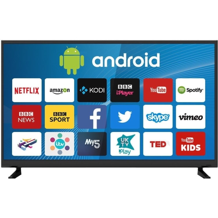 electriQ 40" 1080p Full HD LED Android Smart TV with Freeview HD
