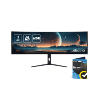 electriQ 49" IPS 5K DQHD 144Hz 1ms Super UltraWide Curved Gaming Monitor electriQ 49" IPS 5K DQHD 144Hz 1ms Super UltraWide Curved Gaming Monitor