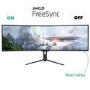 Refurbished electriQ 49" VA 5K 240Hz 1ms Super UltraWide Curved Gaming Monitor