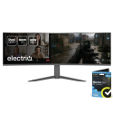 eiq-495KCSUW65W165VAH electriQ 49" VA Dual QHD 165Hz UltraWide Curved USB-C Monitor