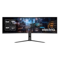 electriQ 49'' VA Dual QHD 240Hz USB-C KVM UltraWide Monitor