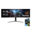 eiq-49CVDQHD240VAPDKVM electriQ 49'' VA Dual QHD 240Hz HDR400 UltraWide Curved USB-C Gaming Monitor