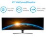 Refurbished electriQ 49" FHD HDR Super UltraWide FreeSync Curved Monitor