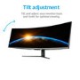 Refurbished electriQ 49" FHD HDR Super UltraWide FreeSync Curved Monitor