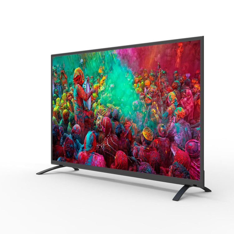GRADE A1 - electriQ 49" 4K Ultra HD LED Smart TV with Android and Freeview HD