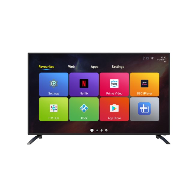 Ex Display - electriQ 49" 4K Ultra HD LED Smart TV with Android and Freeview HD