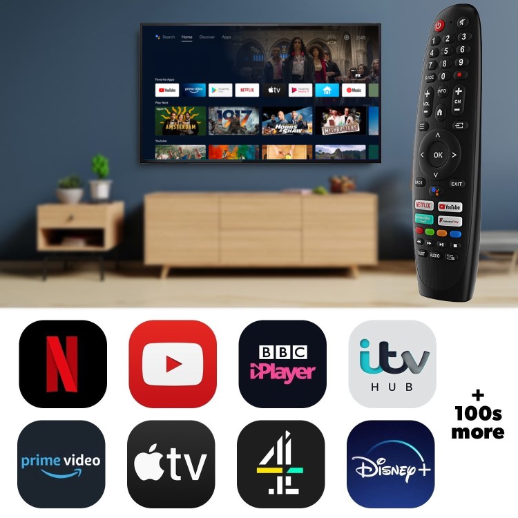 electriQ 55 inch Android Smart 4K Ultra HD TV with Dolby Vision and Atmos