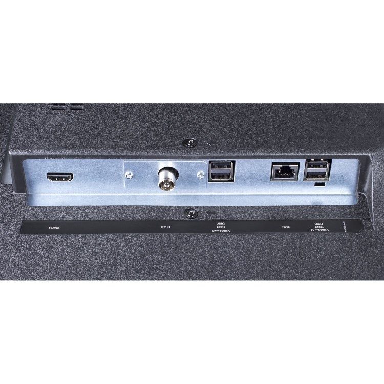 GRADE A2 - electriQ 50" 4K Ultra HD LED Android Smart TV with Freeview HD - Silver