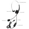 Handsfree Universal Wired USB Headset with Microphone