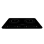 Refurbished electriQ eiq2indport 2 Zone Portable Induction Hob with Touch Controls
