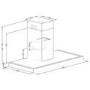 Refurbished electriQ eiq90touchslim 90cm Slimline Cooker Hood Stainless Steel 