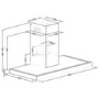 electriQ 90cm Slimline Touch Control Cooker Hood - Stainless Steel