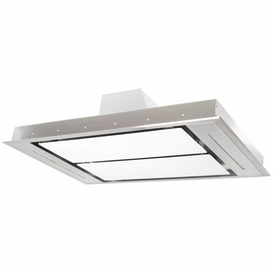 electriQ 110cm Ceiling Cooker Hood Stainless Steel BuyItDirect.ie