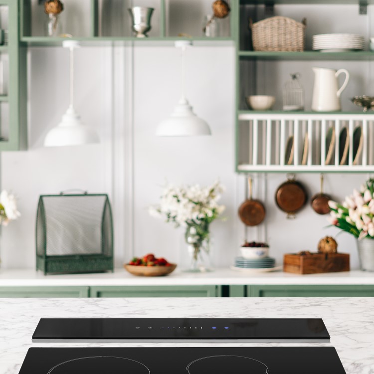 electriQ 60cm Downdraft Cooker Hood - Stainless Steel