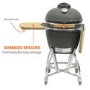Refurbished Boss Grill The Egg XL - 22 Inch Ceramic Kamado Style Charcoal Egg BBQ Grill