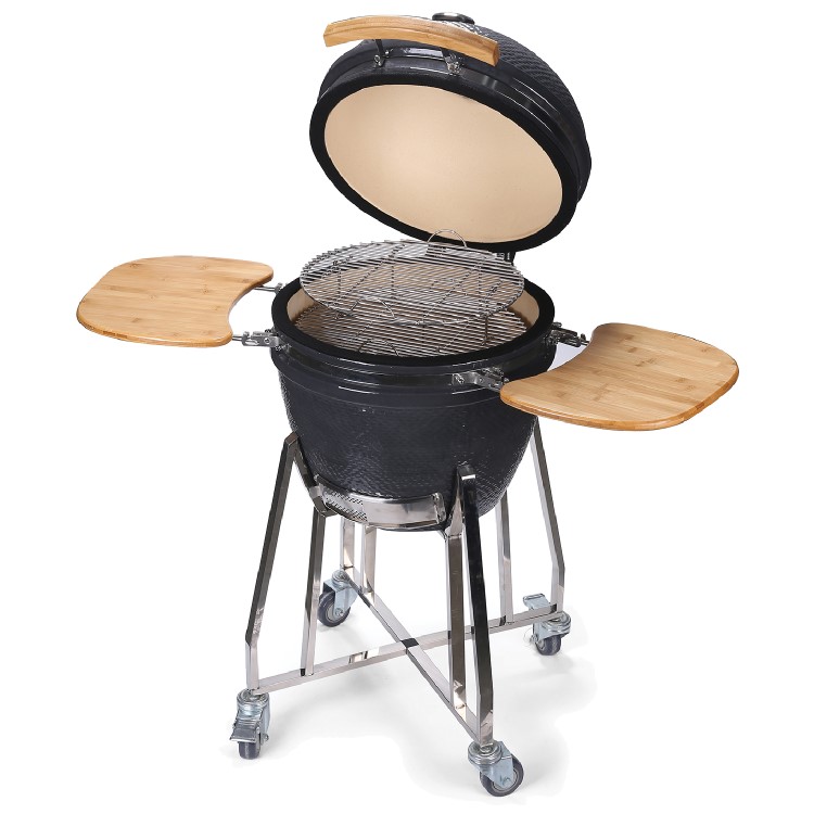 Refurbished Boss Grill The Egg XL - 22 Inch Ceramic Kamado Style Charcoal Egg BBQ Grill 