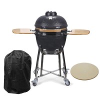 Refurbished Boss Grill The Egg XL - 22 Inch Ceramic Kamado Style Charcoal Egg BBQ Grill 