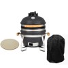 Boss Grill The Egg XS - 15 Inch Ceramic Kamado Style Charcoal Egg BBQ Grill