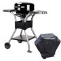 Boss Grill Compact Electric BBQ Grill With Cover - Black