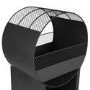 electriQ Fireplace Style Wood Burning Outdoor Garden Fire Pit