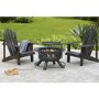 electriQ Fire pit with grill function