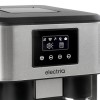 electriQ Countertop Ice Maker With Ice Crusher and Water Dispenser in Stainless Steel/Black