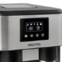 electriQ Countertop Ice Maker With Ice Crusher and Water Dispenser in Stainless Steel/Black