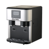 electriQ Countertop Ice Maker With Ice Crusher and Water Dispenser in Stainless Steel/Black