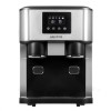 electriQ Countertop Ice Maker With Ice Crusher and Water Dispenser in Stainless Steel/Black