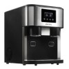 electriQ Countertop Ice Maker With Ice Crusher and Water Dispenser in Stainless Steel/Black