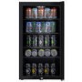 Refurbished electriQ eiQLDFVE Freestanding 98 Litre Drinks Fridge Black