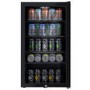 Refurbished electriQ eiQLDFVE 98 Litre Drinks Fridge Black