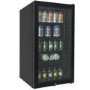 Refurbished electriQ eiQLDFVE Freestanding 98 Litre Drinks Fridge Black