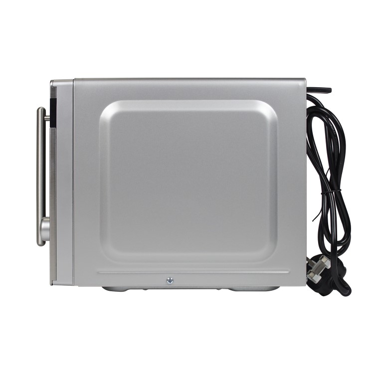 electriQ 20L 800W Freestanding Microwave with Digital Display - Stainless Steel