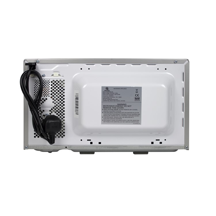 electriQ 20L 800W Freestanding Microwave with Digital Display - Stainless Steel