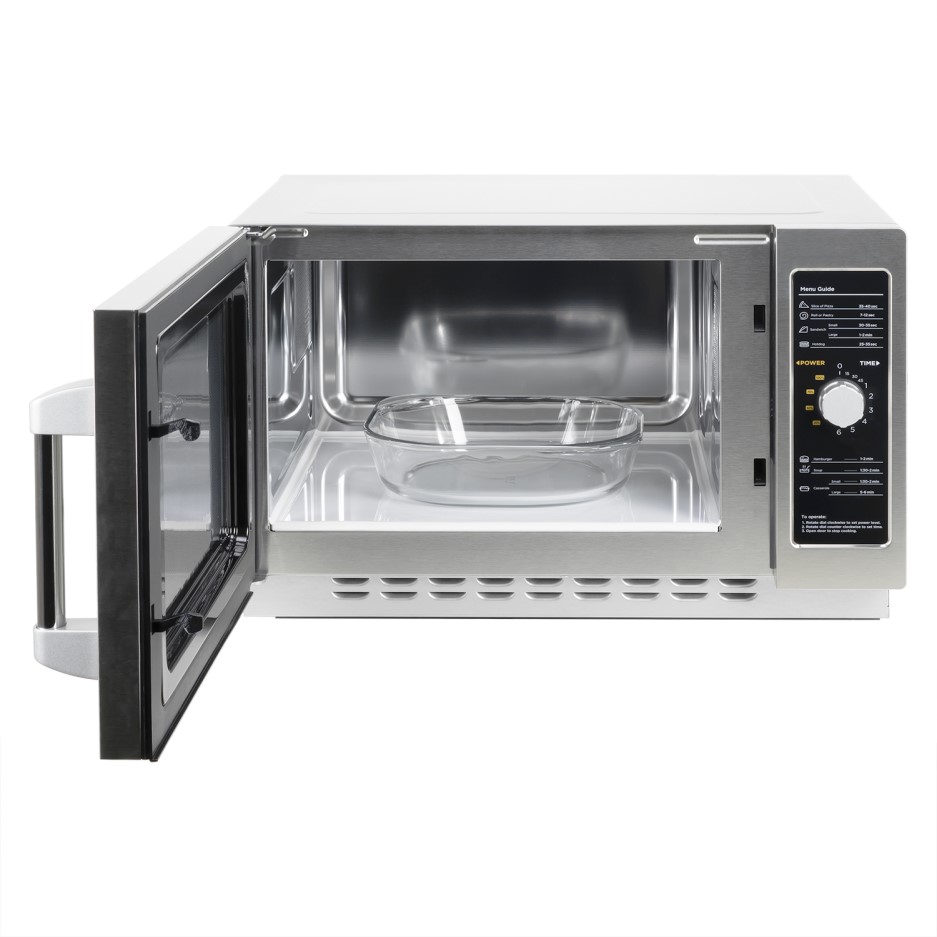 electriQ 34 litre 1000w Flatbed Commercial Heavy Duty Freestanding