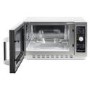 electriQ 34 litre 1000w Flatbed Commercial Heavy Duty Freestanding Microwave in Stainless Steel