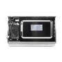 electriQ 34 litre 1000w Flatbed Commercial Heavy Duty Freestanding Microwave in Stainless Steel