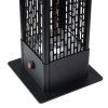 electriQ Portable Table Top Electric Patio Heater 800W - 45cm