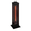 electriQ Portable Table Top Electric Patio Heater 1500W - 80cm