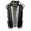 electriQ Outdoor Overhead Parasol Heater - Black