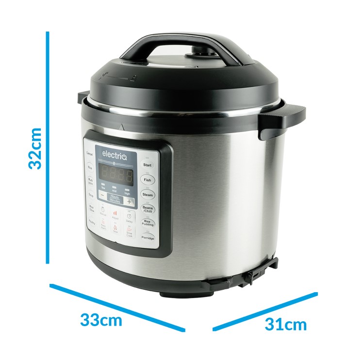 electriQ 5.5L 12-in-1 Electric Multifunctional Pressure Cooker