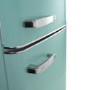 Refurbished electriQ eq6040retroblue Freestanding 244 Litre 60/40 Frost Free Fridge Freezer Blue