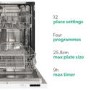 Refurbished electriQ eq60dwint 12 Place Fully Integrated Dishwasher